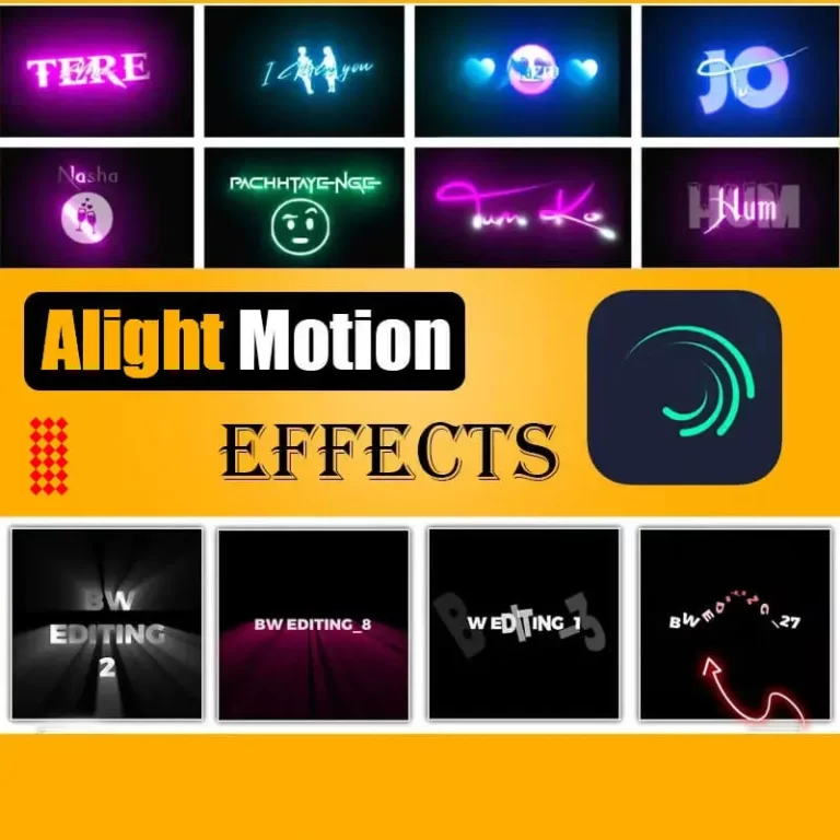 Alight Motion Effects 2024